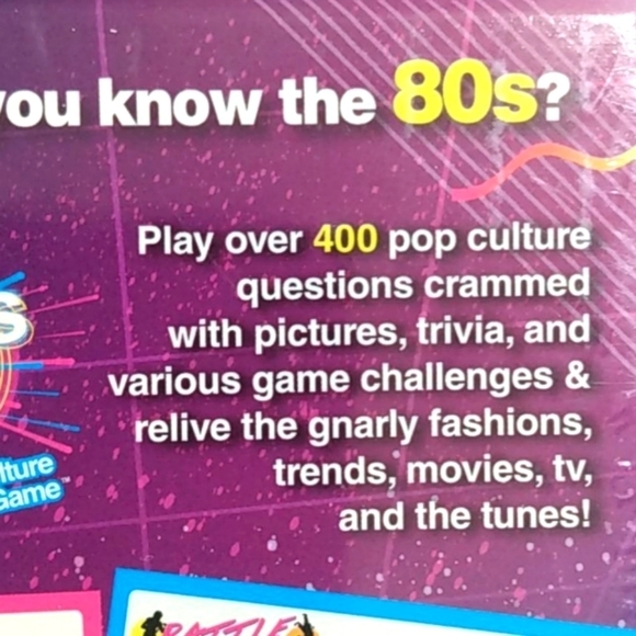 80s POP CULTURE TRIVIA GAME NIB - Picture 8 of 9